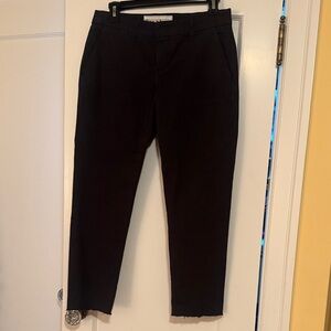 Frank & Eileen Black cropped Wicklow pants